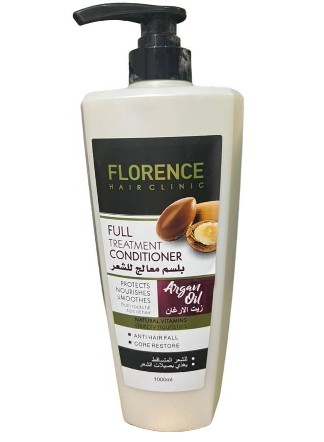فلورنسا بلسم معالجة كاملة للشعر بزيت الأرجان 1000 مل