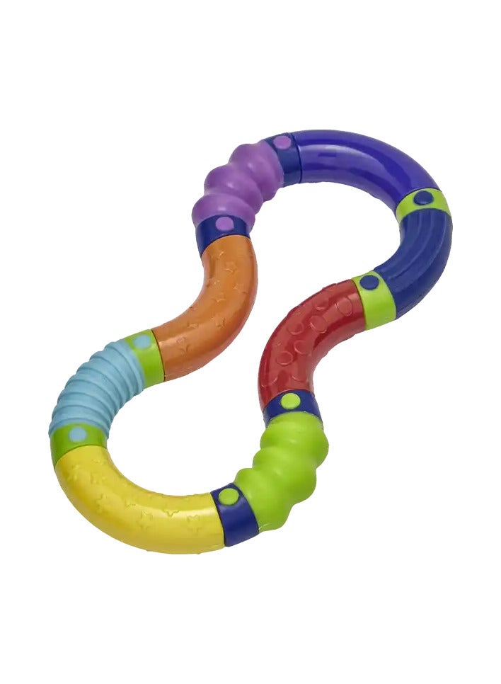ROSSMANN German Brand, Magic 8 – Educational Activity Toy for Babies, Doubles as Teething Ring, Enhances Color Recognition, Tactile Sensory Development, For 0-4 Years Old.  - Image 2