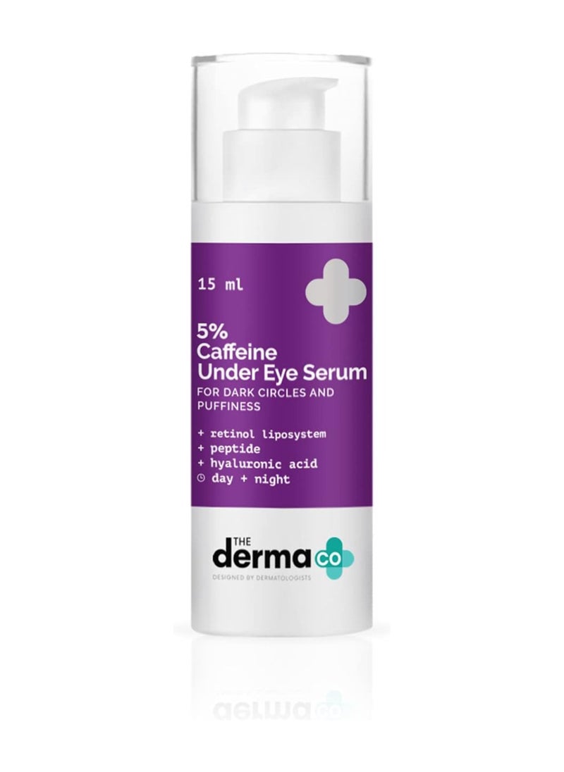 5% Caffeine Under Eye Serum for Dark Circles & Puffiness