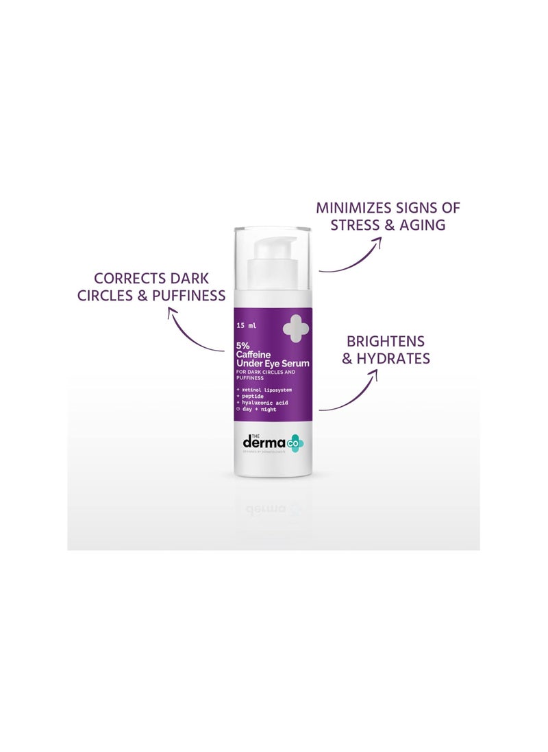 5% Caffeine Under Eye Serum for Dark Circles & Puffiness