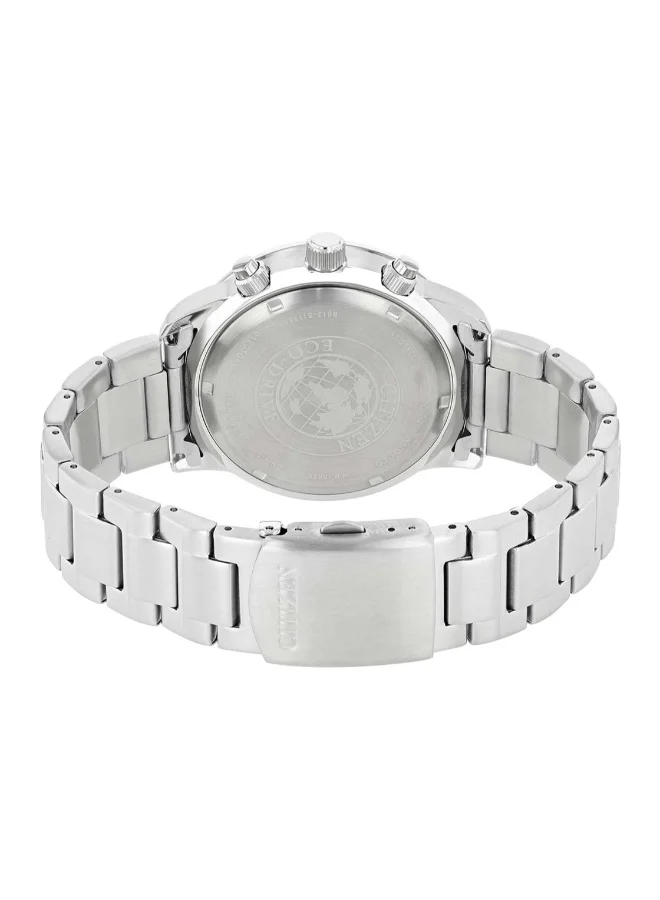 CITIZEN Men's Eco-Drive Chronograph Silver Stainless Steel Strap Strap - CA0690-88L