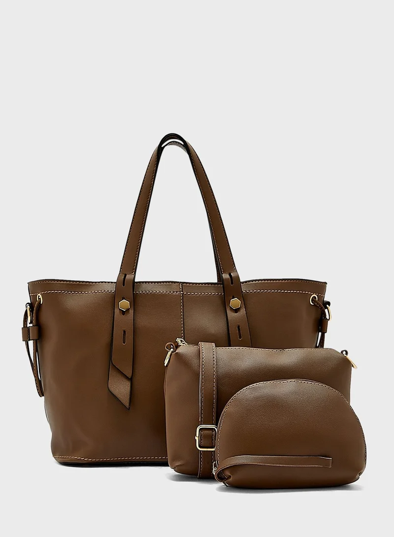 ELLA 3 Piece Tote Handbag Set