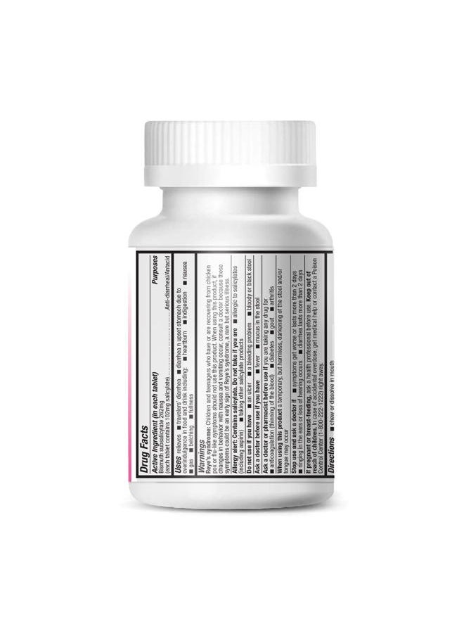 HealthA2Z ® Bismuth | Bismuth Subsalicylate 262mg | Multi-Symptom Relief | (100 Count (Pack of 1))  - Image 3