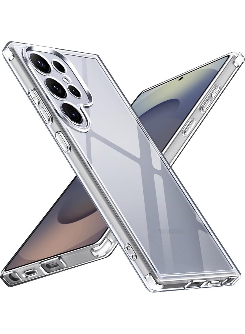 Muzz Case Compatible with Samsung Galaxy S26 Case with Camera Protection TPU Silicone Crystal Clear Soft Cover Flexible Transparent Shockproof Case Cover For Samsung Galaxy S26 - Image 1