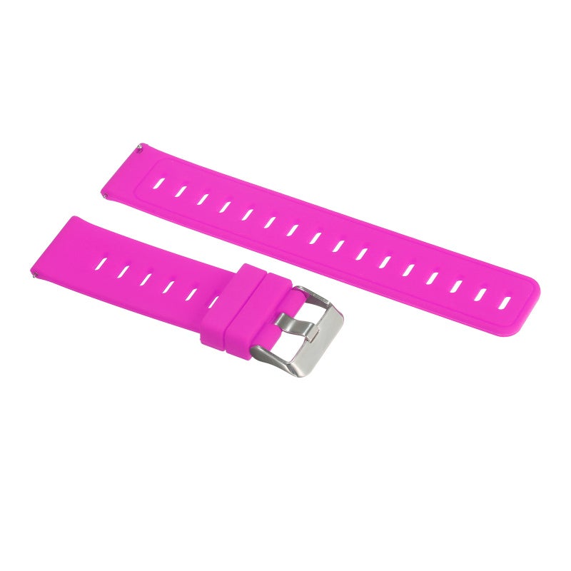 22mm Silicone Watch Strap - Durable Wear & High Temperature Resistant Breathable Adjustable Soft Watch Band with Buckle Clasp for Smart or Traditional Watches - Image 1