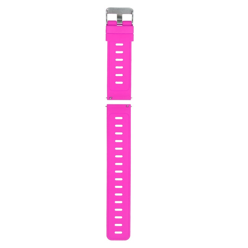 22mm Silicone Watch Strap - Durable Wear & High Temperature Resistant Breathable Adjustable Soft Watch Band with Buckle Clasp for Smart or Traditional Watches - Image 4