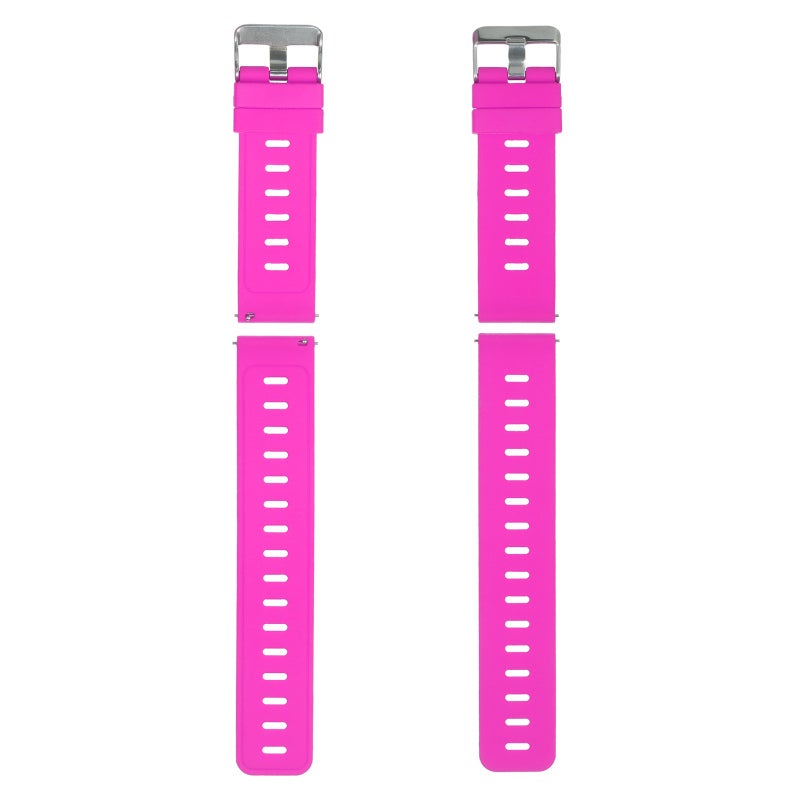 22mm Silicone Watch Strap - Durable Wear & High Temperature Resistant Breathable Adjustable Soft Watch Band with Buckle Clasp for Smart or Traditional Watches - Image 5