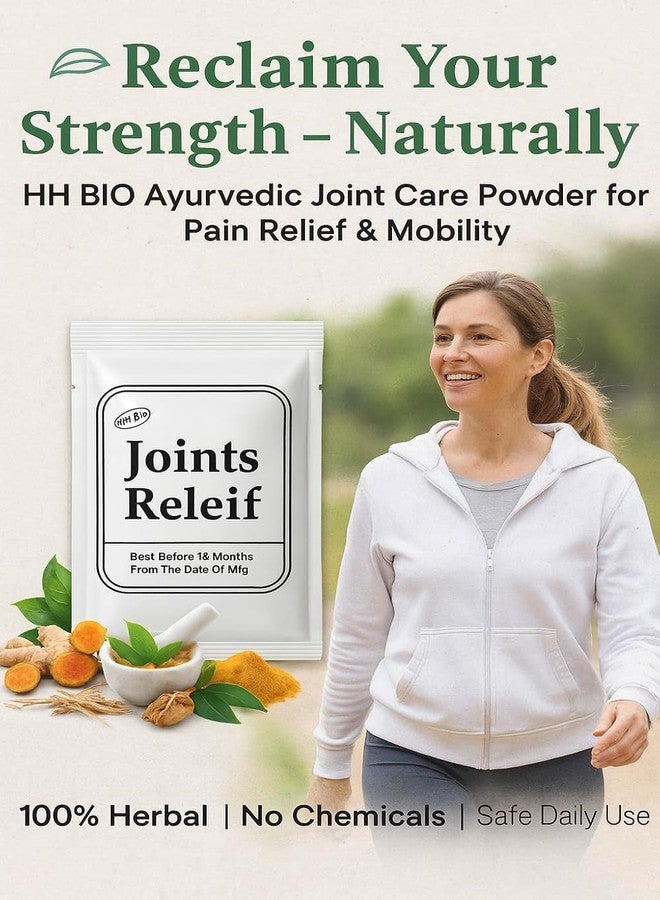 Quickbits Joint Relief Powder by Hari Herbal Biotech (100g) Ayurvedic Herbal Blend for Arthritis, Knee & Back Pain Supports Cartilage, Bone Health, Joint Flexibility & Lubrication (Pack Of 28) - Image 4