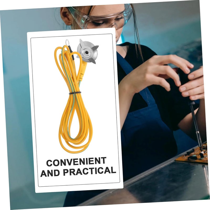 سلك التأريض الأصفر عالي الوضوح كابل الحماية الساكنة لسلامة الكهرباء المنزلية - Image 4