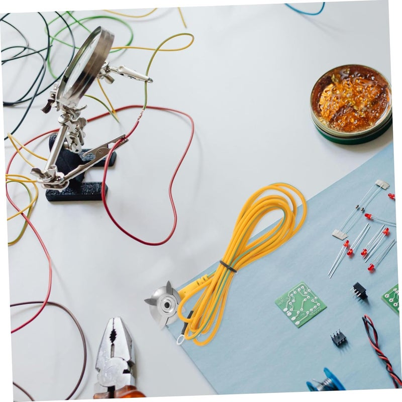 سلك التأريض الأصفر عالي الوضوح كابل الحماية الساكنة لسلامة الكهرباء المنزلية - Image 5