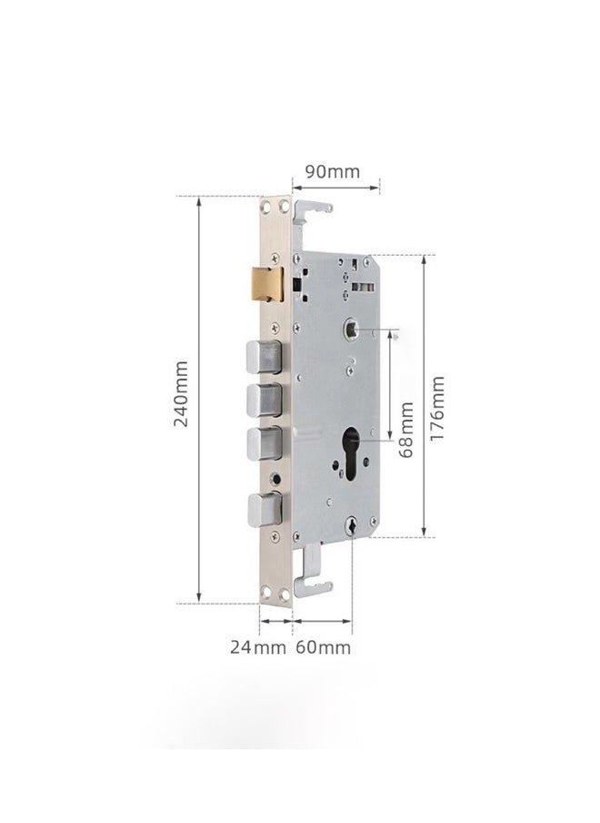 Smart Lock Fingerprint Lock,  Door Lock Keypad , Door Lock with Handle Fingerprint,  Electronic Deadbolt Door Lock, Smart Door Lock Compatible with APP
