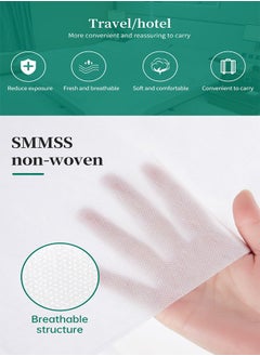 Generic Travel Queen Disposable Sheets, Travel Set Disposable Bedding, Travel, Spa & Hotel Disposable Portable Travel Sheets  - Image 2