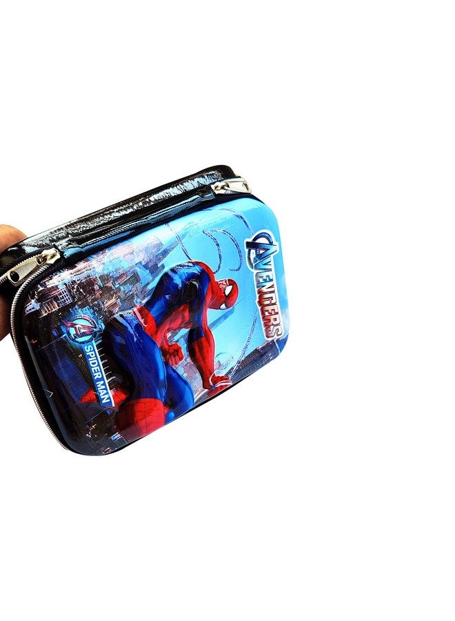 Samvardhan Embossed Large Capacity Hardtop Pencil Case - Students School Supply Organizer Box Pen Pouch Holder for Kids Boys Girls Toddlers (Avengers) - Image 2