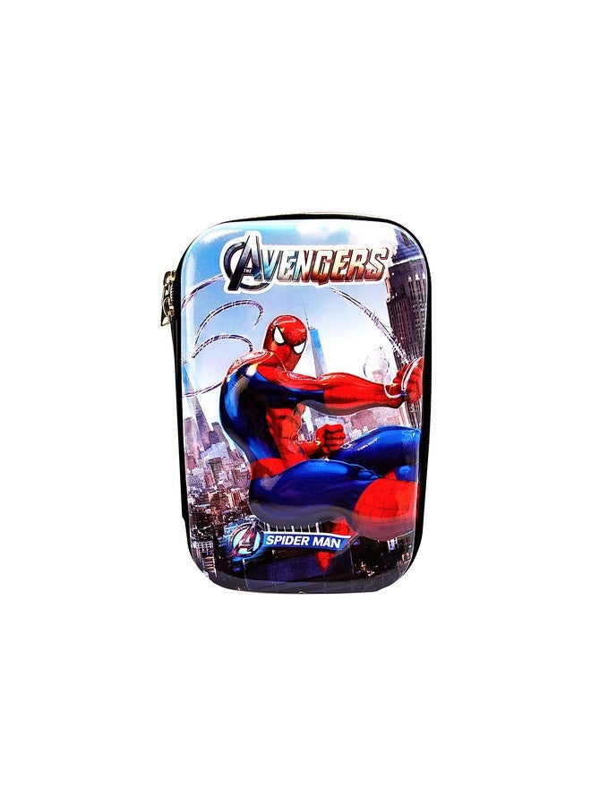 Samvardhan Embossed Large Capacity Hardtop Pencil Case - Students School Supply Organizer Box Pen Pouch Holder for Kids Boys Girls Toddlers (Avengers) - Image 1