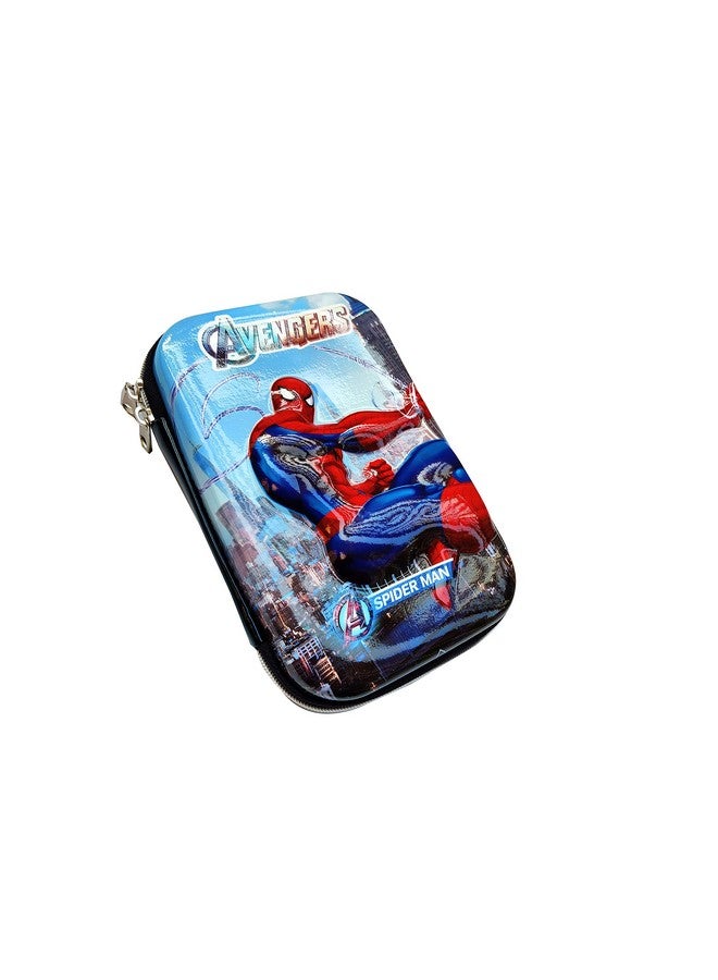 Samvardhan Embossed Large Capacity Hardtop Pencil Case - Students School Supply Organizer Box Pen Pouch Holder for Kids Boys Girls Toddlers (Avengers) - Image 5