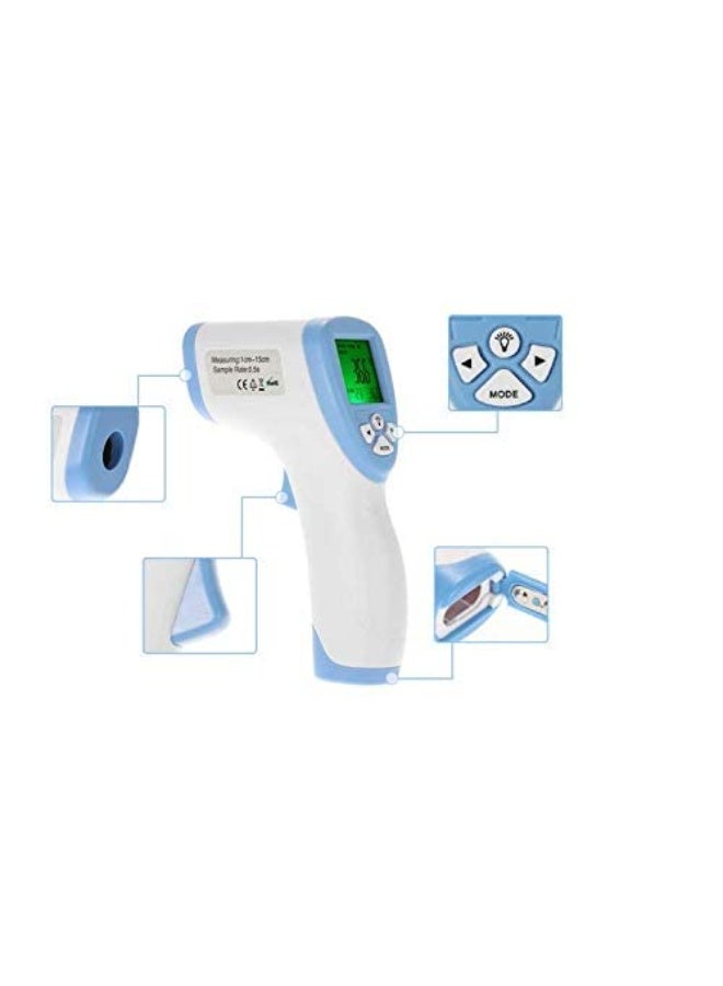 Digital Infrared Thermometer – Non-Contact LCD Thermometer for Forehead & Body Temperature with Data Hold Function - Image 3