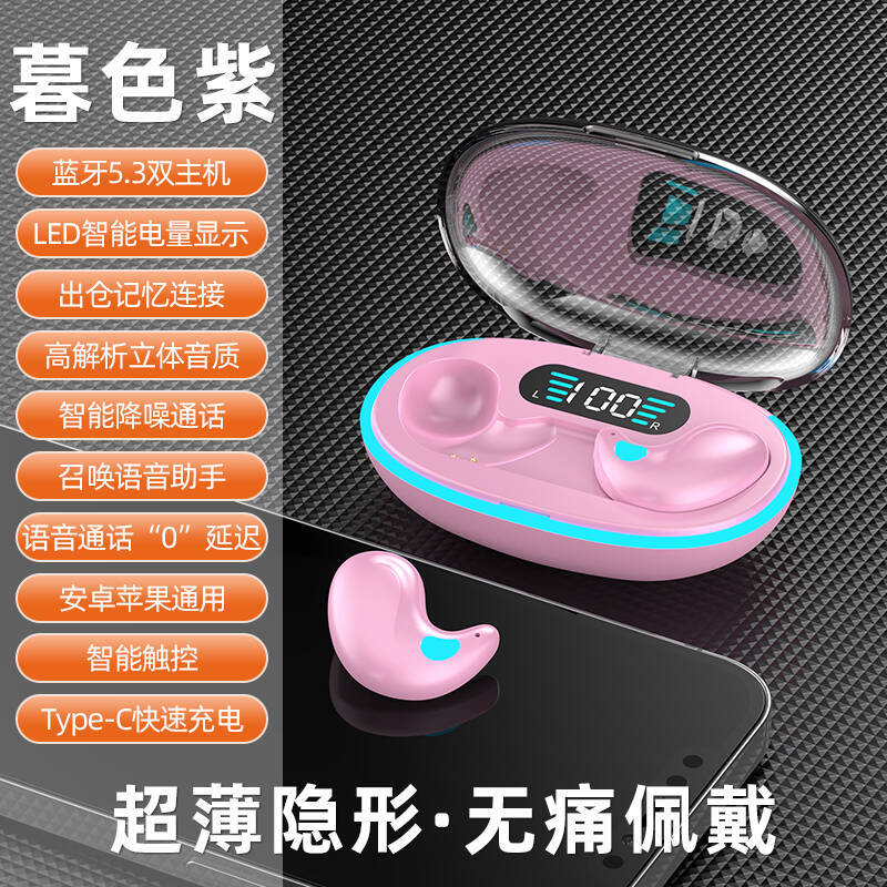 X55 New Sleep Mini Painless Touch Call High Sound Quality Ultra-Long Endurance Bluetooth 5.3 Private Model Universal - Image 1