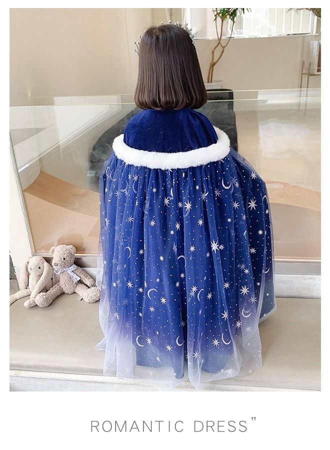 Loquat Fairytale Princess Themed Party Fancy Dress Cosplay Costume Blue  - Image 2