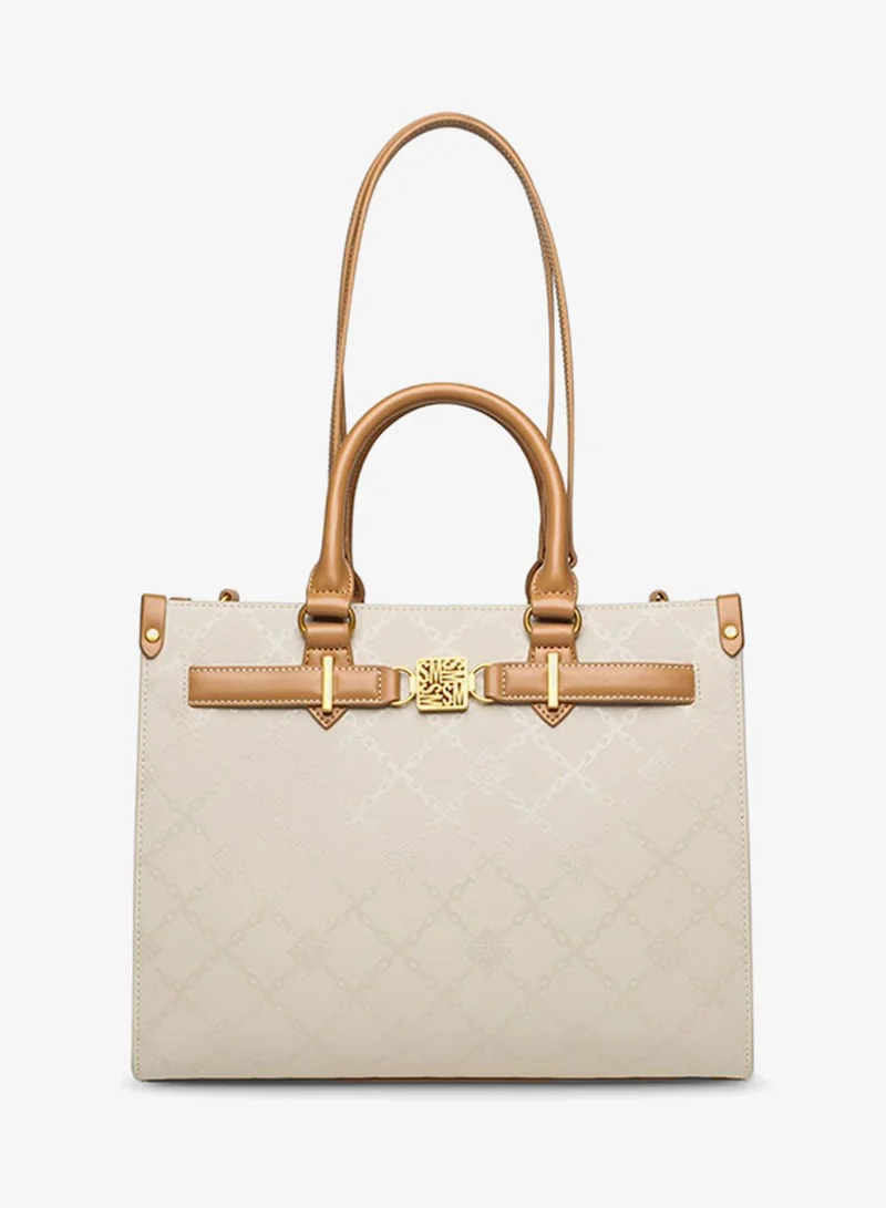 STEVE MADDEN Steve madden stilo-e bone/camel shoulder bag