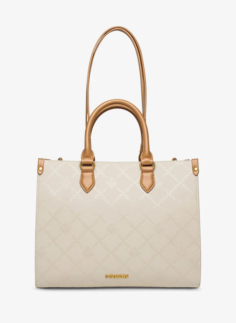STEVE MADDEN Steve madden stilo-e bone/camel shoulder bag