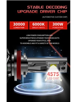 Toby's Tobys TF150 9007 2 Pieces 300W Original Tested LED Headlight Bulb Assembly 30000 Lumens 150W/Piece Xtreme Bright With Color Temperature 6500K  - Image 2