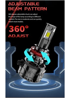 Toby's Tobys TF150 9007 2 Pieces 300W Original Tested LED Headlight Bulb Assembly 30000 Lumens 150W/Piece Xtreme Bright With Color Temperature 6500K  - Image 5