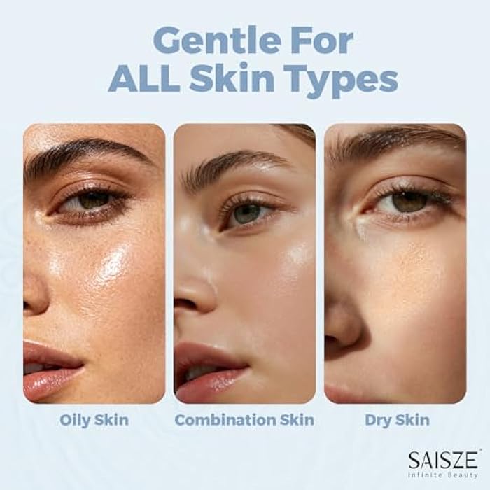 SAISZE Hyaluronic Acid Serum For Face, Anti Aging Skin Care Facial Serums, Hydrating, Moisturizing and Plumping, Face Moisturizer For Dry Skin, 60ml - Image 5
