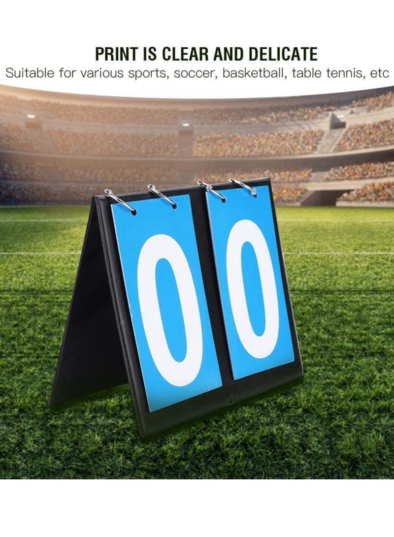 Excefore Scoreboard, Football Game, 2 Digit Scoreboard, Flip Number Scoreboard Sports Scoreboard Score Counter For Table Tennis Basketball - Image 5