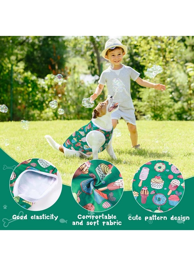 Saintrygo Saintrygo 10 Pcs Lovely Puppy Shirts Print Dog Clothes Breathable Pet Cartoon Dog Shirt Clothes Sweatshirt for Dog Puppy Cat (Large)  - Image 5