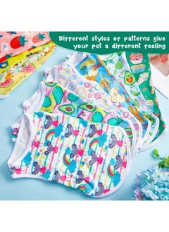 Saintrygo Saintrygo 10 Pcs Lovely Puppy Shirts Print Dog Clothes Breathable Pet Cartoon Dog Shirt Clothes Sweatshirt for Dog Puppy Cat (Large)  - Image 3