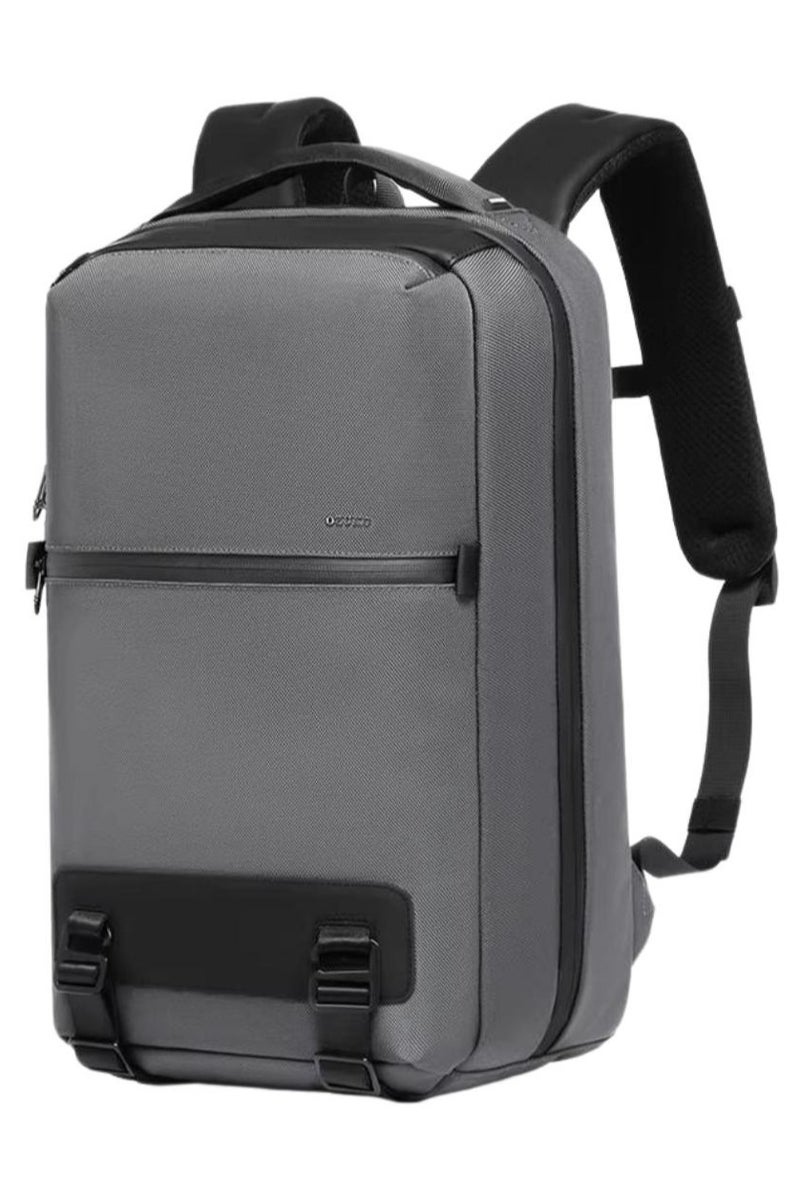 OZUKO 9851 Business Laptop Backpack – USB Charging Port, Water-Resistant, Fits 15.6" Laptop – Grey - Image 1