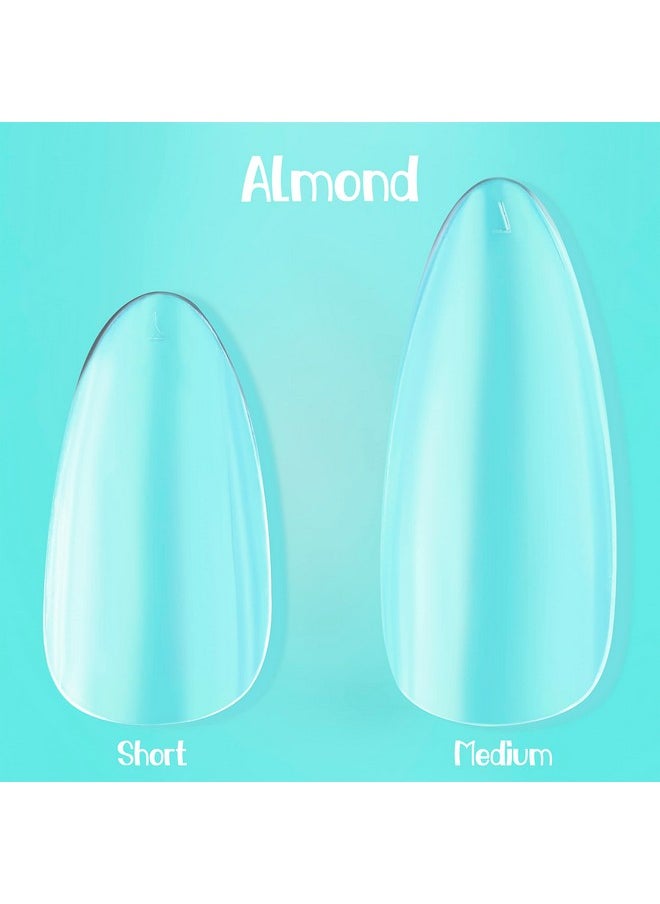 NABULOUS NABulous Professional Starter Kit | Almond Shape, Short Length | Quick & Easy Gel Kit, Salon Quality At-Home Gel Kit | Box of Nail Extensions | DIY Manicure in a Minute Kit (Almond Short)  - Image 4