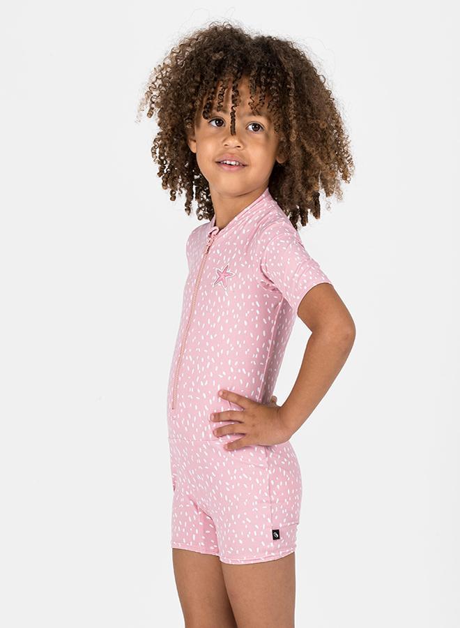 DECATHLON Baby swimming short sleeve and short leg suit - Image 1