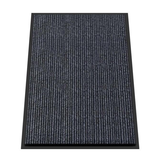 FRONT DOOR MAT 3X4 INDOOR OUTDOOR ENTRANCE MAT COMMERCIAL FLOOR MATS INSIDE OUTSIDE ENTRANCE HEAVY DUTY DURABLE WELCOME MATS RUBBER BACKING NON SLIP OUTDOOR MATS FOR ENTRYWAYDARK GRAY