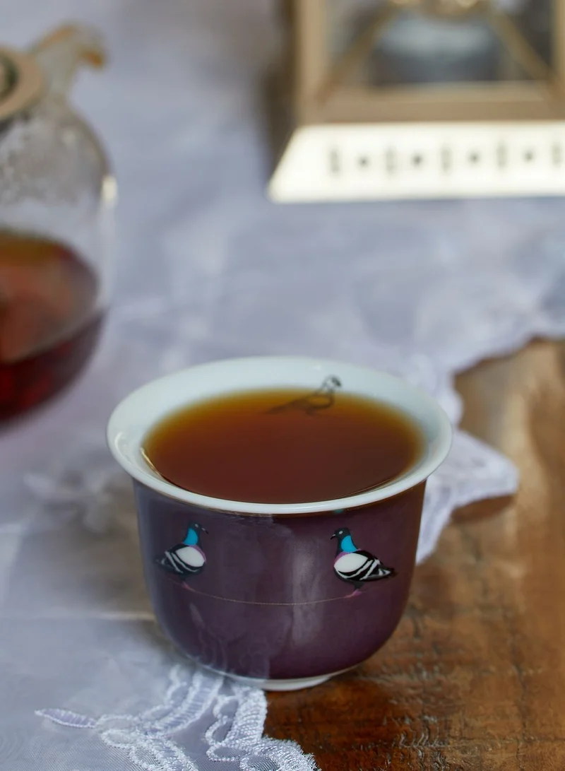 Silsal Sarb Arabic Coffee Cup - Rock Pigeon