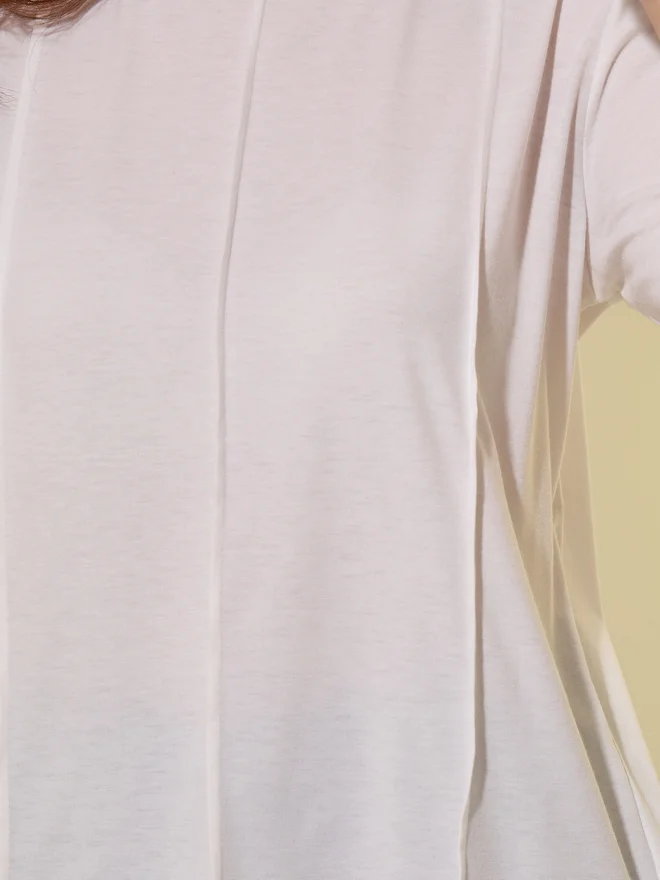 Take Two Take Two Seam Detail Round Neck Regular Fit T-Shirt