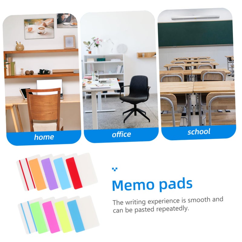 Reusable Translucent Memo Pads Strong Self Adhesive Planning Stickers for Reminders Organization - Image 4