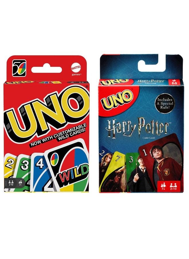 Generic - Uno Card Game W2087 with UNO Harry Potter Card Game(2Pack) - Image 1