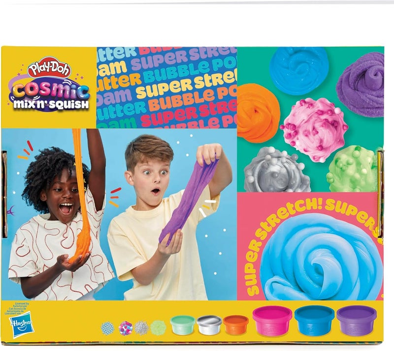 Play-Doh Cosmic Mix-N-Squish Sensory Compound Set (535 g, Pack of 6) - Image 2
