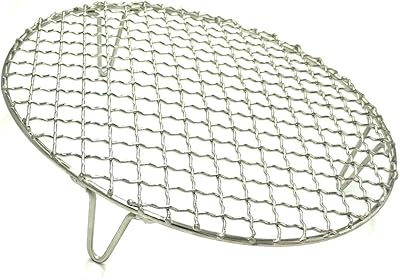 Turbokey Turbokey Grill Wire Cooling Racks 2" Height Legs for Oven Use Dia 11" Stainless Round Cooking Racks for Barbecue Air - Image 1