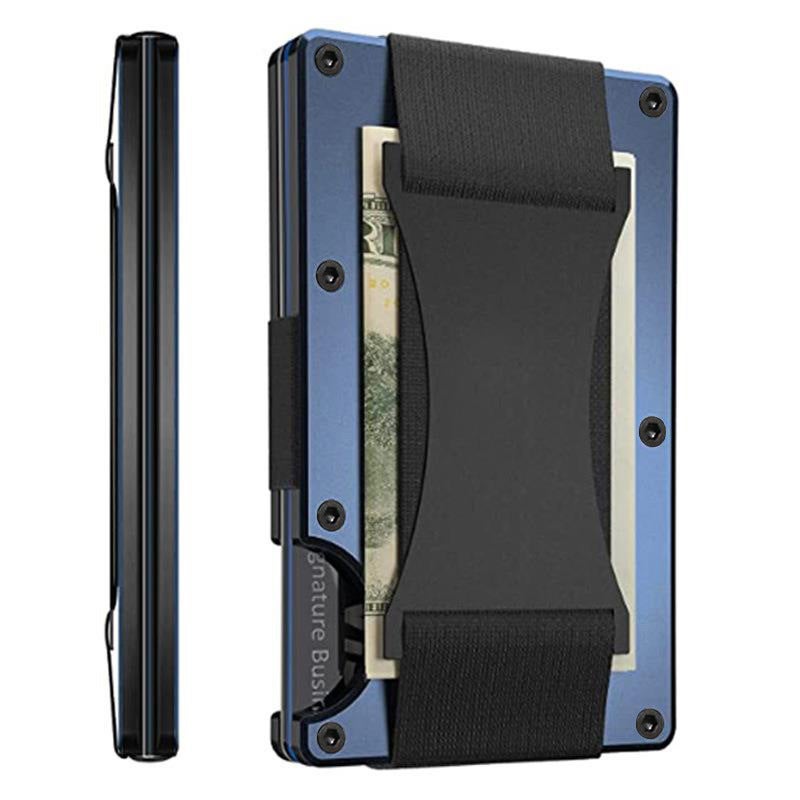 Aluminum Alloy RFID Blocking Card Holder, 15 Slots, Multiple Finishes - Image 5