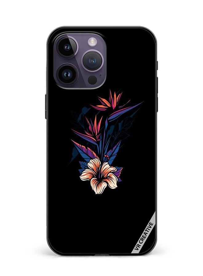 Protective Case Cover For Apple iPhone 16 Pro Max Flower Design Multicolour