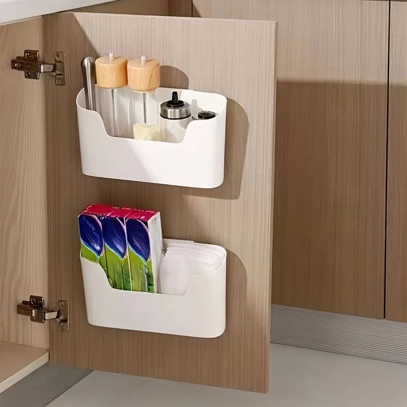 1pc Multifunctional Shelving Basket, Cosmetic Organizer And Storage Bins for Bathroom Essentials,Sundries,Suitable for Home - Image 4