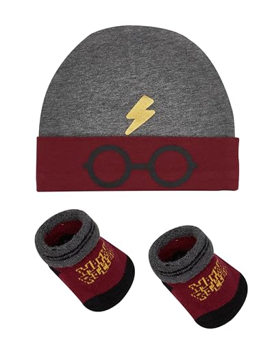 Harry Potter Baby Boys Cap and Bootie Set - Baby Gift Set with Hat and Socks for 0-12 Months (0-12Months) - Image 5