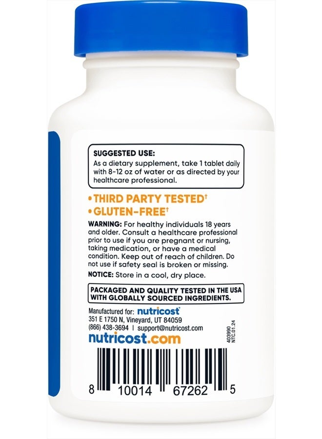 Nutricost أقراص الطحالب، 325 ميكروغرام من اليود، 240 قرص - غير معدلة وراثيًا، خالية من الغلوتين - Image 2