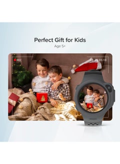 myFirst Fone R1C | Kids Smartwatch with SIM CARD, 1.3" TFT Screen, Video Calls Messaging Real-Time GPS, SOS Button Safety Alerts School Mode, Works in Asia, Europe, Middle East, for Ages 5-12- Grey  - Image 5
