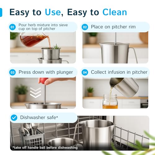 LETIME Multiuses Press - Tincture, Infused Oil, Infused Honey, Tea, Decoction, Herb Separation Press - Image 4