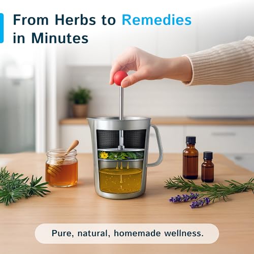 LETIME Multiuses Press - Tincture, Infused Oil, Infused Honey, Tea, Decoction, Herb Separation Press - Image 2