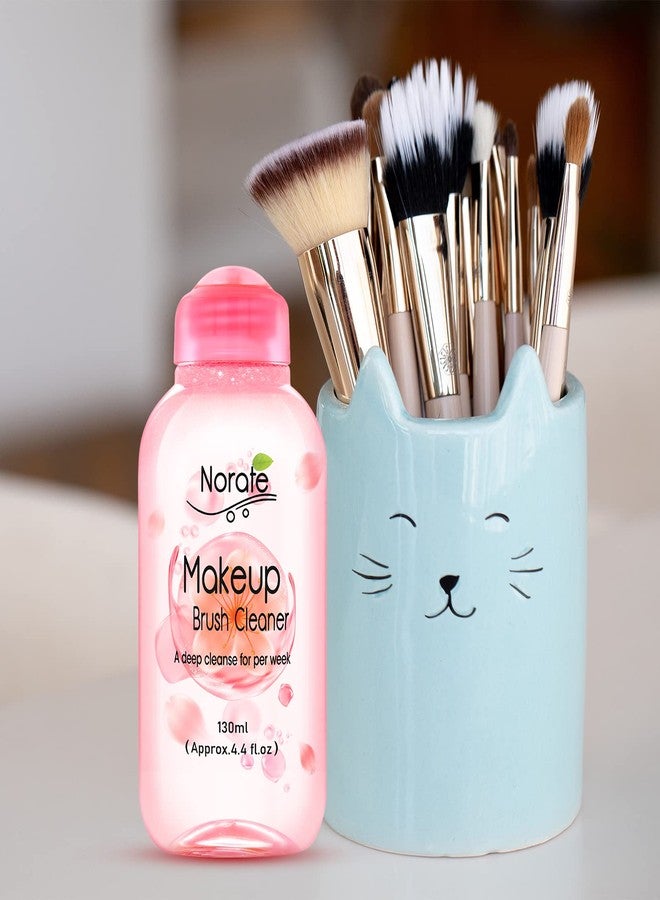 Norate Makeup Brush Cleaner, Make Up Brush Cleansers Solution, Makeup Cleaner for Makeup Brushes, Beauty Sponge, Powder Puff, Deep Clean Brush Shampoo, Gentle Formula Cruelty Free 4.4 FL.OZ - Image 5