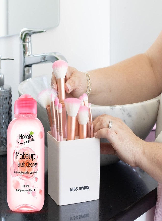 Norate Makeup Brush Cleaner, Make Up Brush Cleansers Solution, Makeup Cleaner for Makeup Brushes, Beauty Sponge, Powder Puff, Deep Clean Brush Shampoo, Gentle Formula Cruelty Free 4.4 FL.OZ - Image 3